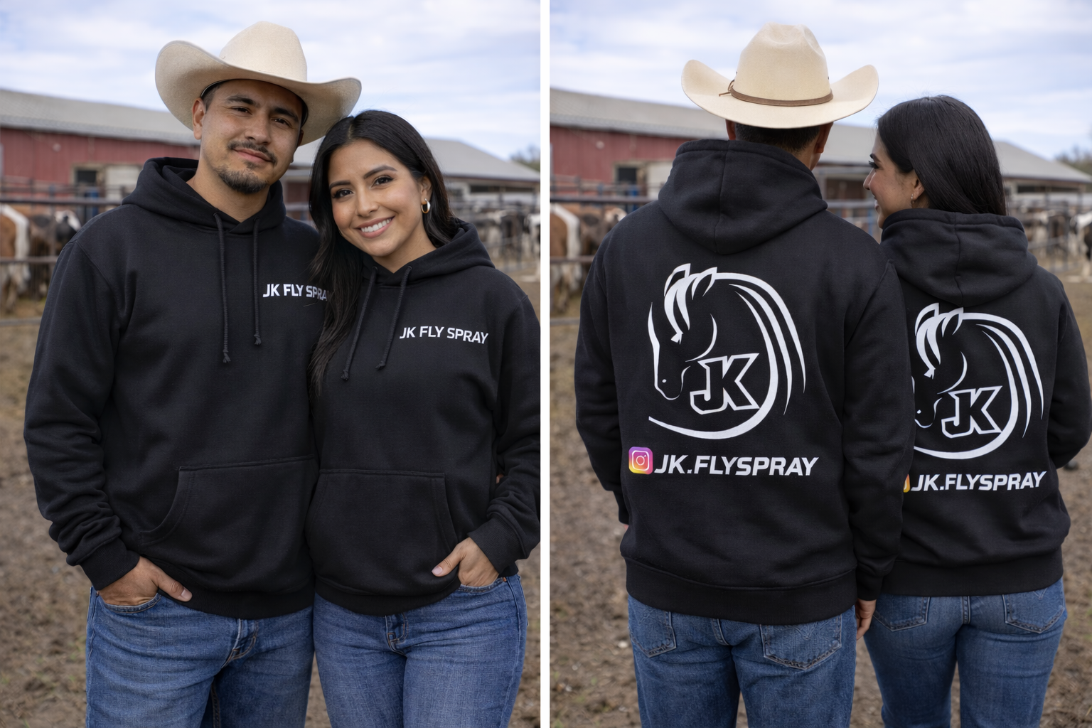 JK Classic Black Hoodie