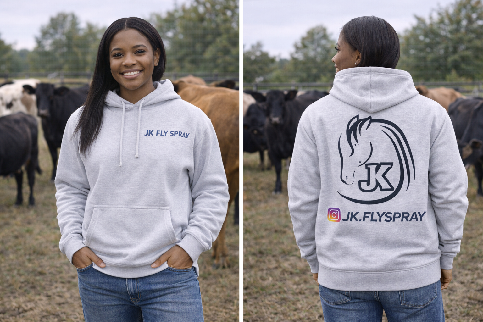 JK Classic Gray Hoodie