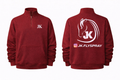 JK Classic Red Quarter Zip