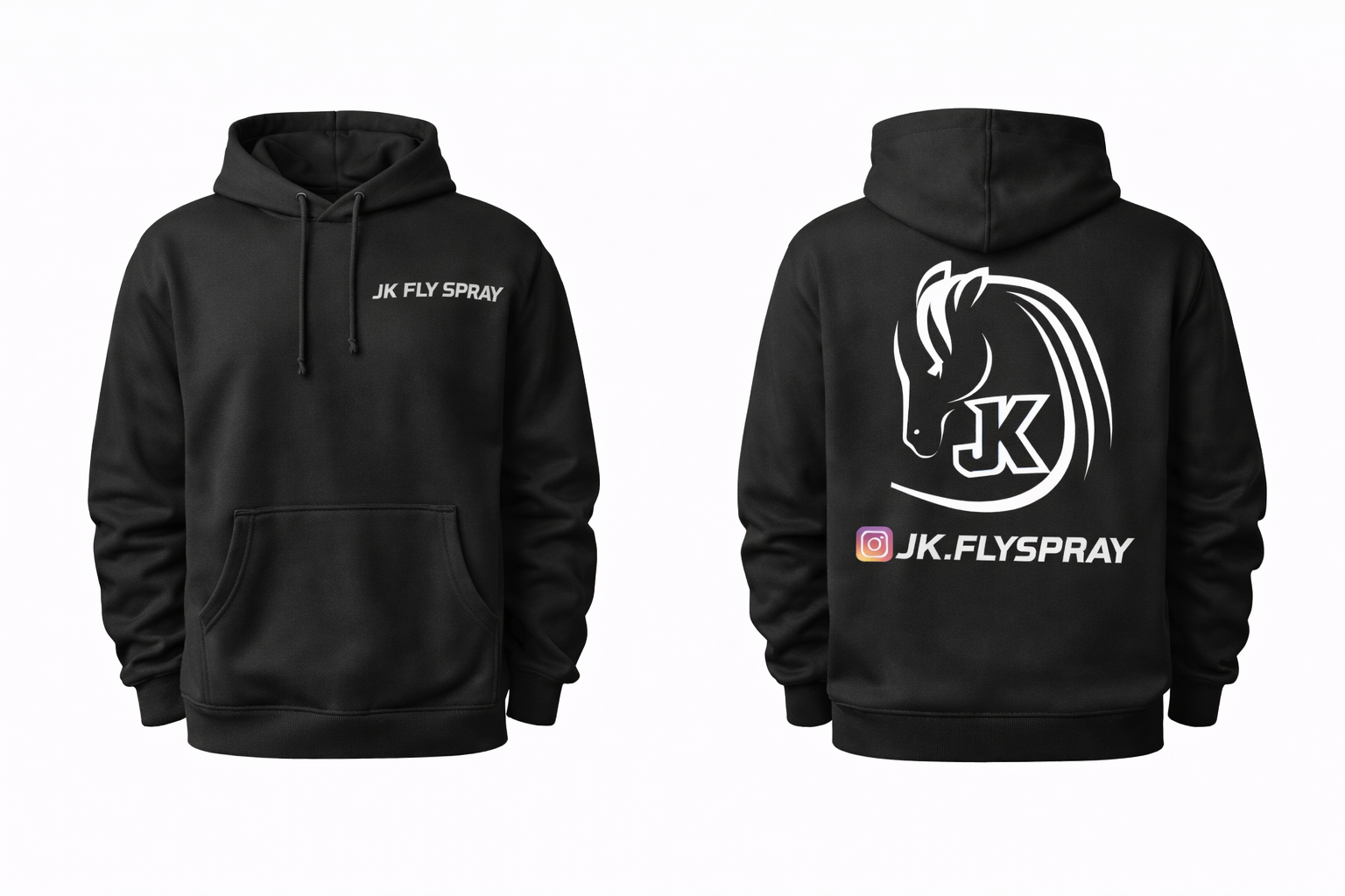 JK Classic Black Hoodie