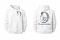 JK Classic White Hoodie