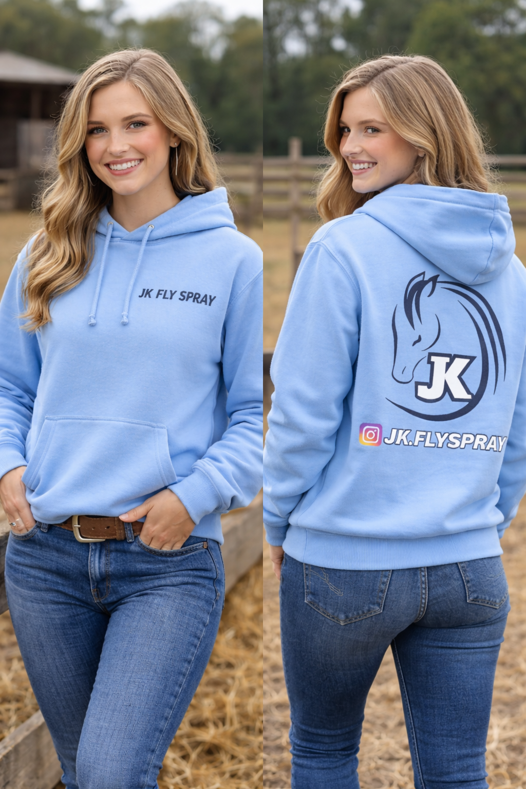 JK Sky Blue hoodie